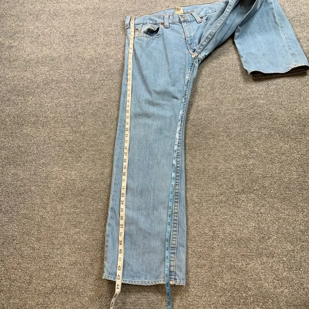 Vintage True Religion Jeans Mens 36 Blue Light Wash Bobby Baggy Relaxed Loose